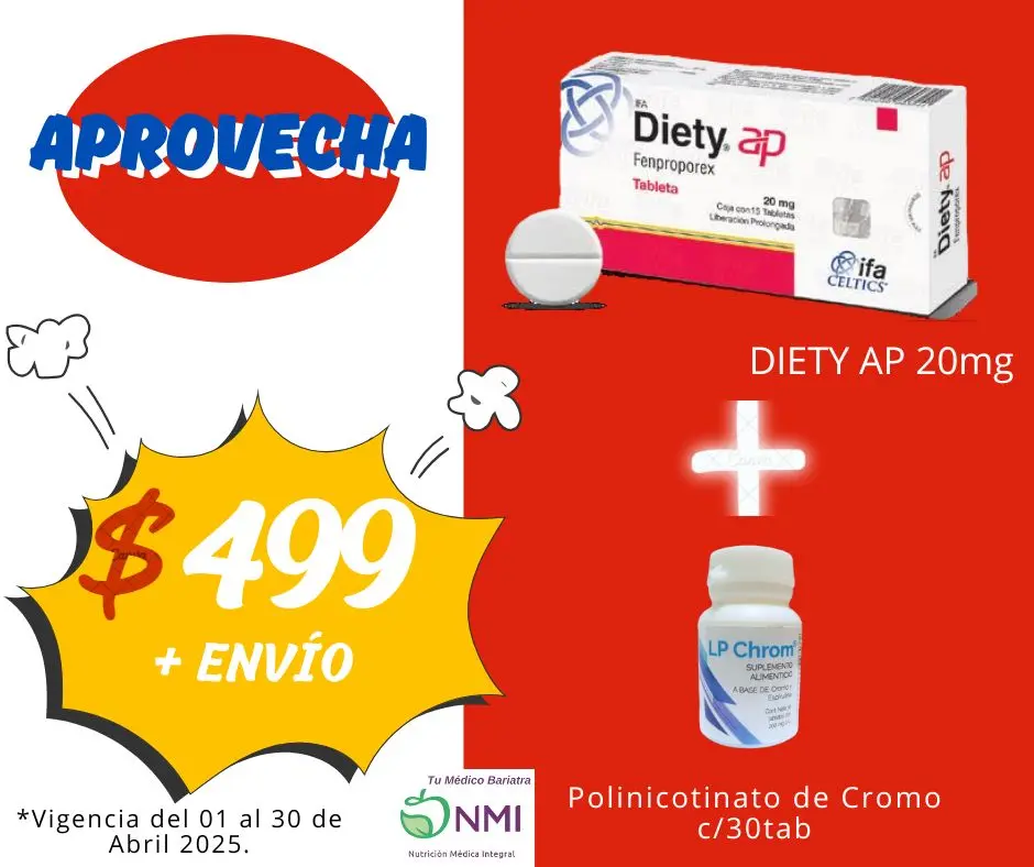 OFERTA 1 DIETY AP 20mg + 1 LP CHROM