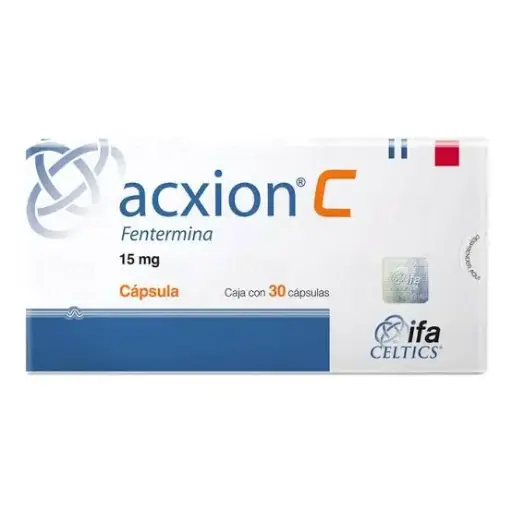 ACXION C 15 mg c/30 caps (Fentermina)