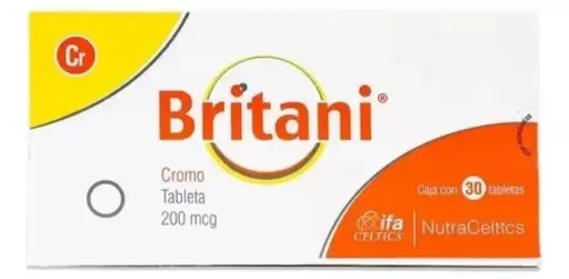 BRITANI (Picolinato de cromo) con 30 tab