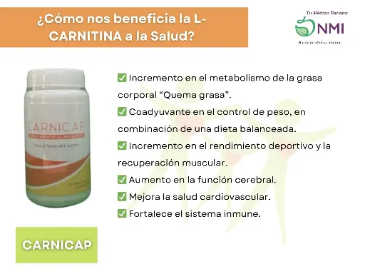 CARNICAP CAPS 450 mg c/60 caps (L-Carnitina) 